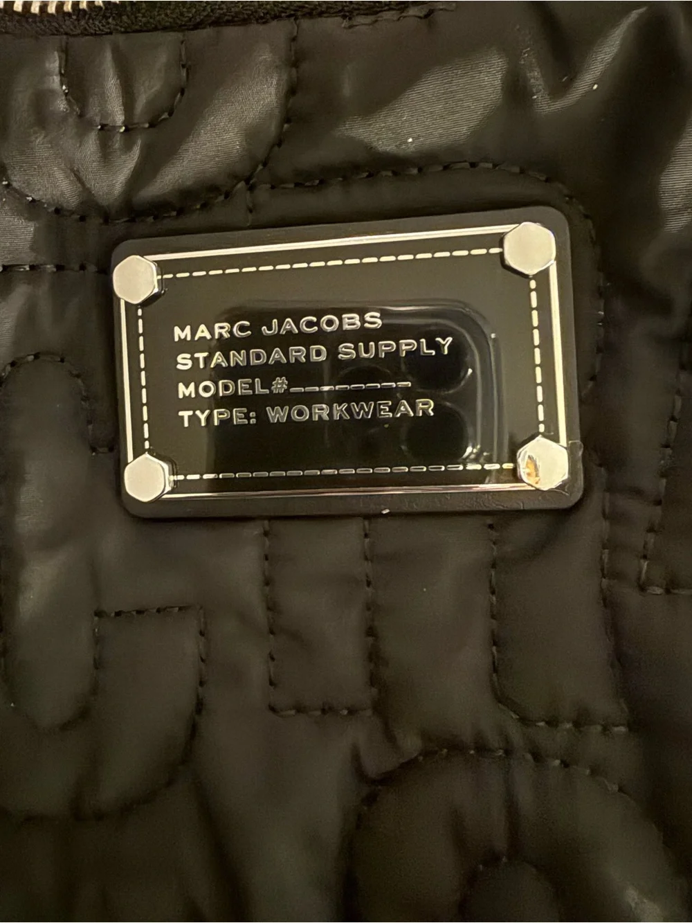 Marc Jacobs Black Quilted Shoulder Hobo